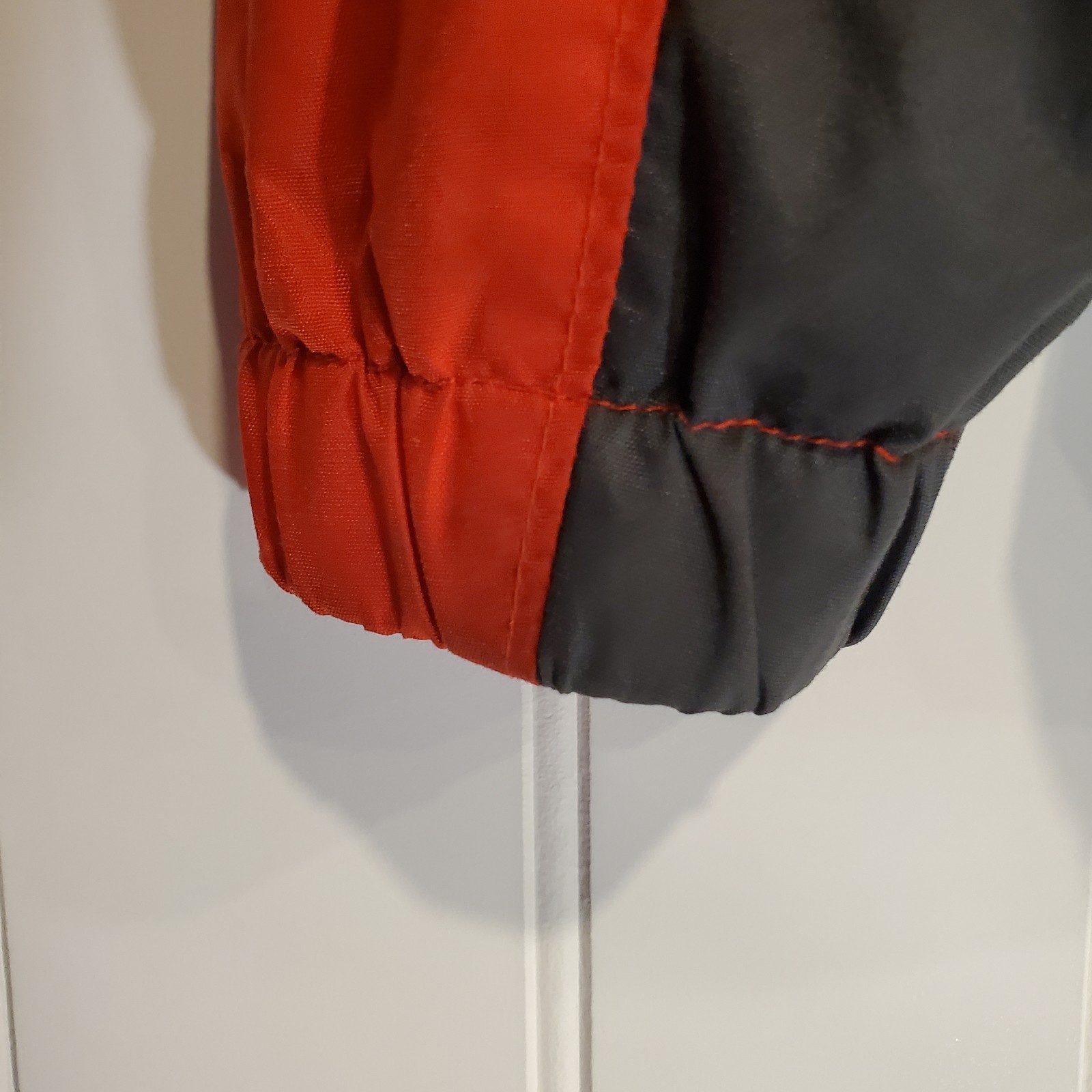 Columbia Jacket Size Large Gray Orange Lined Windbreaker Full Zipper image 8