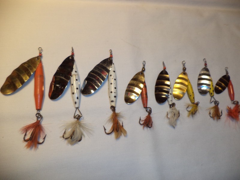 Vintage Abu Reflex Spinnaren Lures, Sweden, Lot of 8