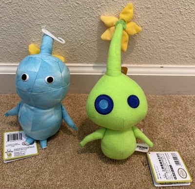 Pikmin ALL STAR COLLECTION Glow Pikmin & Ice Pikmin Set Plush Toys NWT