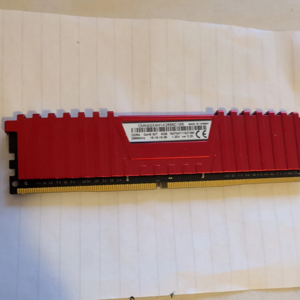 Corsair Vengeance LPX 8GB DDR4 2666MHz Desktop RAM Red - Image 4 of 4