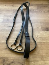 Shires Velociti Running Martingale brown Leather Cob
