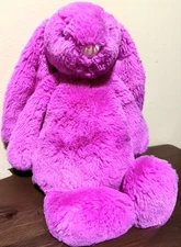 NWT Jellycat BASHFUL HOT PINK BUNNY Medium- Retired LONDON RARE