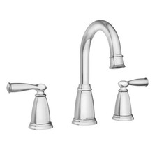 MOEN Banbury 8 in. Widespread Double Handle High-Arc Bathroom Faucet in Chrome
