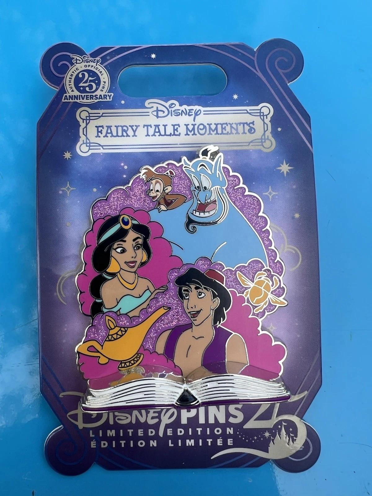 2025 Disney Parks Fairy Tale Moments Aladdin Jasmine Genie- LE