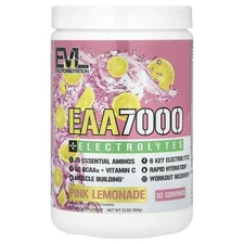2 X EVLution Nutrition, EAA 7000 + Electrolytes, Pink Lemonade, 13 oz (369 g)