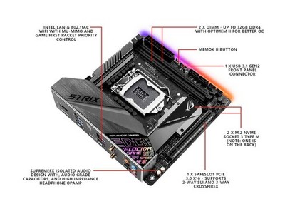 ASUS ROG Strix Z390-I Gaming LGA 1151, Intel Motherboard for sale