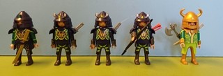 Playmobil Samouraï Guerrier Chevalier Mongol