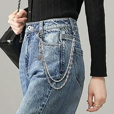 Spinnenhosenkette Halloween Hip Hop Hosenkette für Jeans Hosen Geldbörse