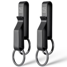 Titanium Duty Belt Key Clip,Belt Keychain Clip, Tactical Belt Key Holder With...