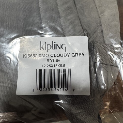 Kipling Rylie Backpack Cloudy Grey BRAND NEW | eBay