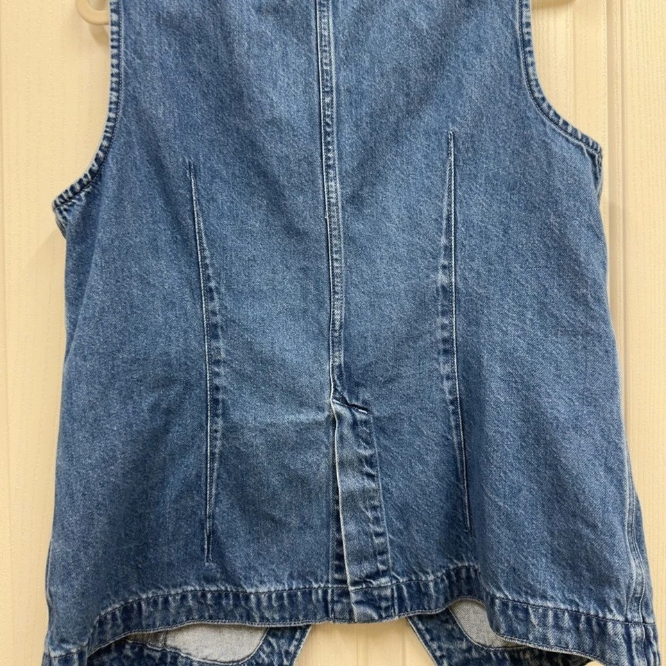 Gap longline джинсовый жилет размер большой - Изображение 2 из 4