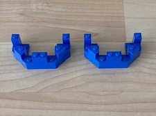 Lego 2X Blue 6066 Castle Turret Top 4 x 8x 2 1/3 6057 Vintage