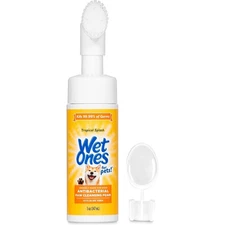 FOUR Dog Paw Cleaner with Antibacterial Foam and Brush, 5 oz Each