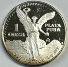1986 Mexico, 1 Onza Silver, Uncertified, NR