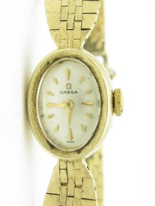 Vintage Omega 14k Solid Yellow Gold Ladies Estate Wind Up Wrist Watch Gift | eBay