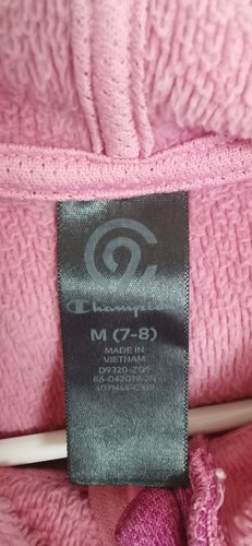 C9 by Champion Girls Youth Zip Jacket Sweatshirts& Hoodies M(7-8) Pink - Picture 3 of 7