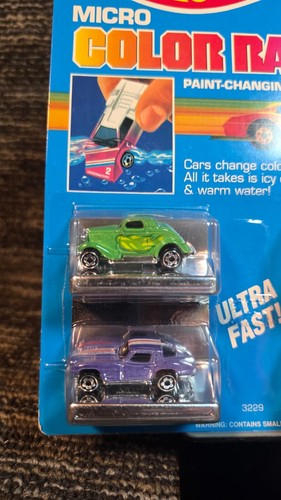 Hot Wheels Micro Color Racers 4 Pack 1988 Sealed - Picture 3 of 8