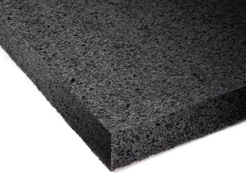 12 pack 1" x 12" x 12" Black Polyethylene foam 1.7pcf *FREE SHIPPING - Picture 2 of 3