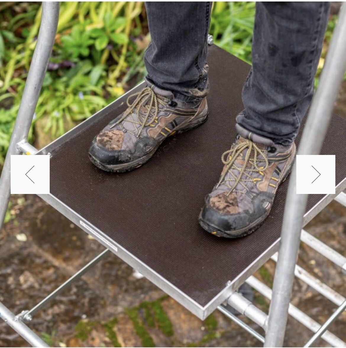 Henchman Hi Step Senior platform/ladder with EXTENDER KIT 15ft reaching