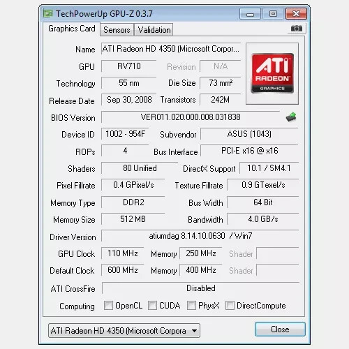 ATI RADEON Sapphire HD4350 PCIe 512M DDR2 VGA DVI HDMI Video Card - Picture 4 of 4