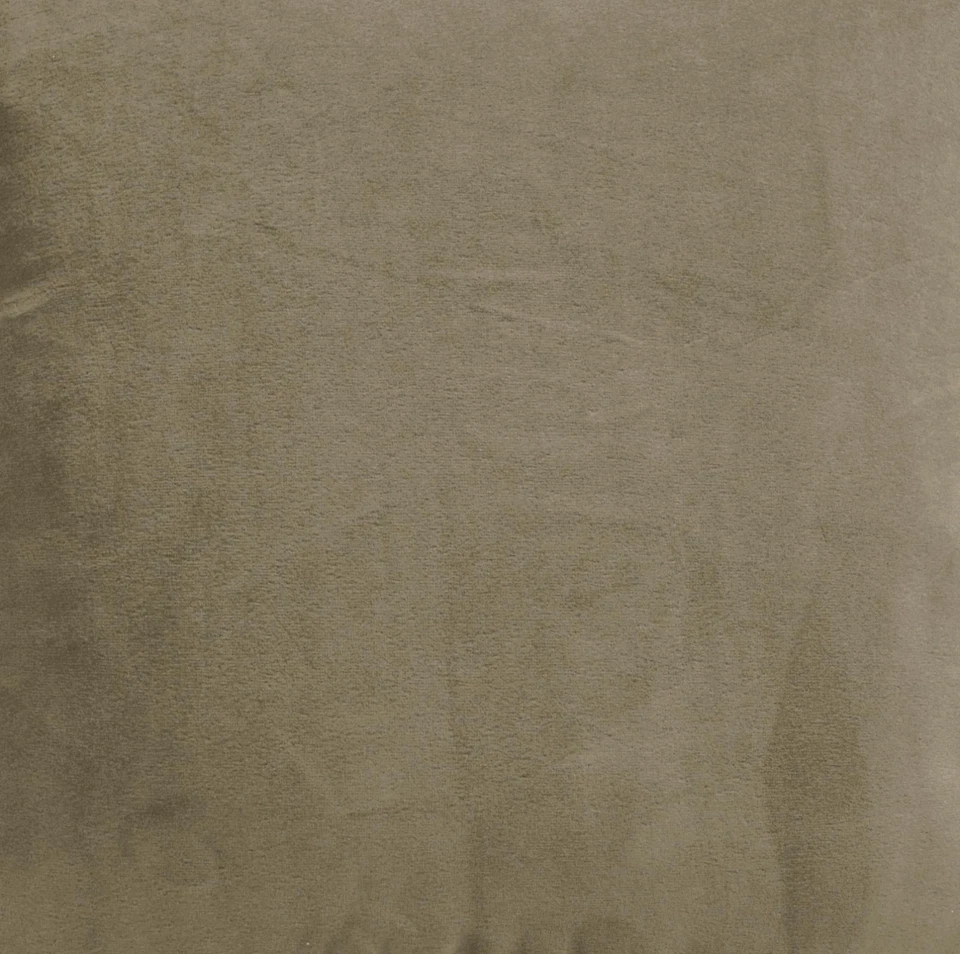 Mf04g Taupe Pálido Suave Microfibra Suave Terciopelo Refuerzo FUNDA Cuello Rollo CUBIERTA Tamaño Foto 2 de 4