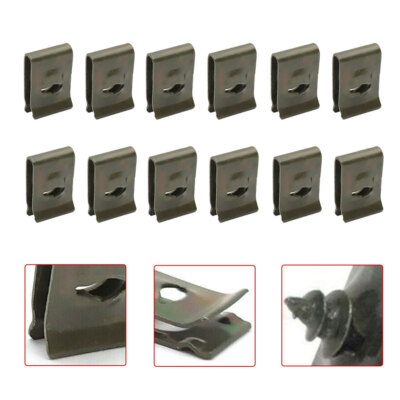 100Pcs Fender Liner Fastener Rivet Push Clips Retainer 6 Size Universal Fit - Foto 8