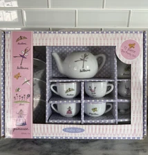 Rare Baby Cie 12 Piece Ceramic Princess Complete Party Tea Set