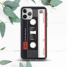 Retro Acoustic Cassette A60 Mixtape Case For iPhone SE 11 12 13 14 15 Pro Max XR
