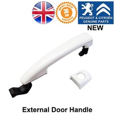 Genuine Peugeot 2008 207 208 308 Left & Right Door Handle External White