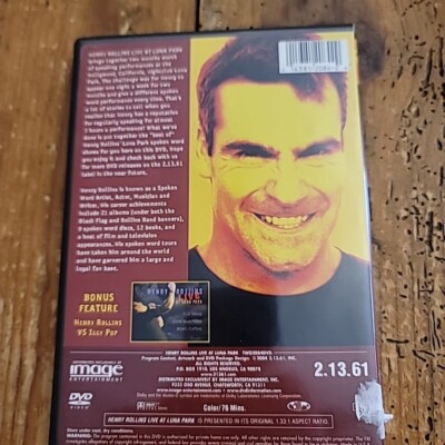 その他 Henry Rollins [DVD] Henry Rollins: Live at Luna Park Henry Rollins DVD Used Punk