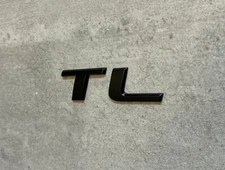 Acura TL 2007-2014 Gloss Black Trunk Lid Emblem Badge OEM Nameplate Letters