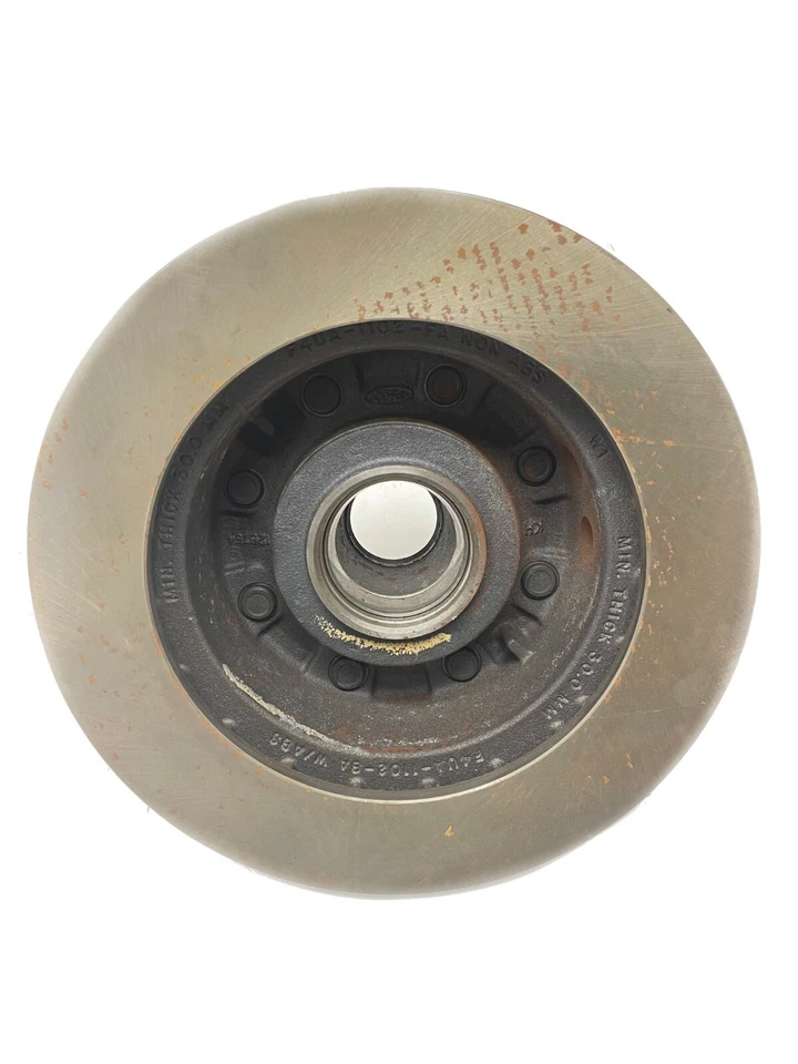 Rotor de freno delantero y buje OEM Ford para 1992-1994 E-250 E-350 Econoline F4UZ-1102-D Foto 4 de 4