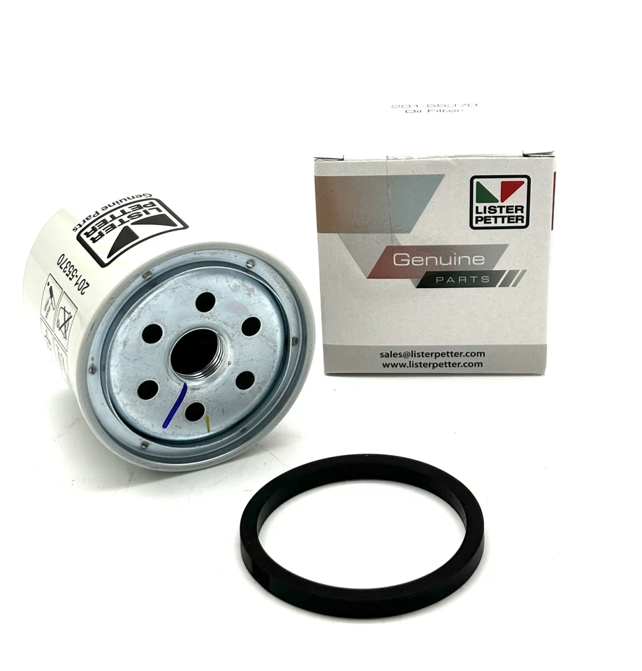 LISTER PETTER 201-55370 Lister Oil Filter Spin On Element fits Various LR,SR,ST,TS,TL,TR,TX