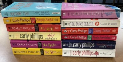 Carly Phillips PB Lot of 12 Hot Stuff, Bachelor, Hot Item, Hot Number