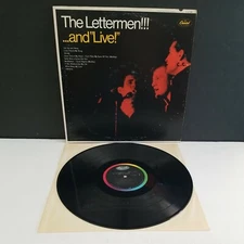 THE LETTERMEN ...AND LIVE!! LP VINYL Capitol ST-2758 ORIGINAL 1967 NR.MT. TESTED