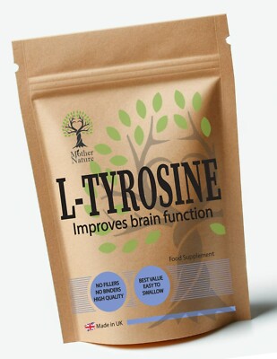 L-Tyrosin Kapseln 500mg Brain Support Clean Aminosäure L-Tyrosin Pulver Vegan