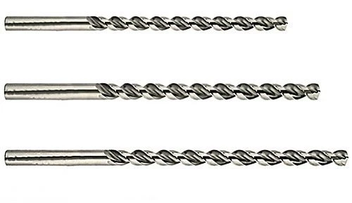 MARKENLOS Spiralbohrer Extra lang DIN 1869 HSS-G 2,0 - 10,0 mm Metallbohrer Lange Bohrer