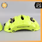 10-18 Porsche Cayenne E-Hybrid Front Brake Calipers Left & Right Set OEM 64k