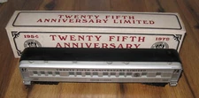 Williams Train TCA 25th Anniversary 2503 South Carver Pullman Car O Original Box