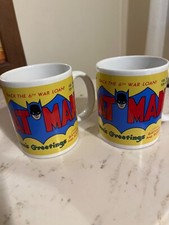 Batman DC Comics Season Greetings Coffee No.27.  2 mugs