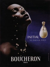 Paper advertising - initial, Le Parfum Perle de Boucheron from 2002, Spela Lenarcic