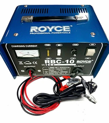 EACH ITALY CARICA BATTERIA 12-24V 10A AUTO MOTO CAMPER BARCA CARICABATTERIE PORTATILE