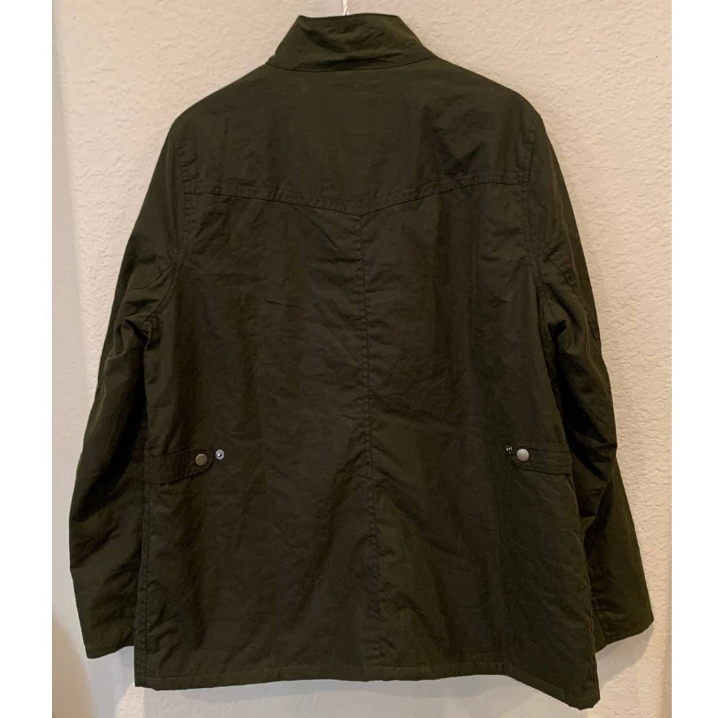 Barbour sandsend waxed sales cotton utility jacket