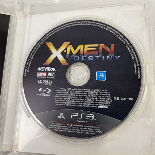 X-Men Destiny PS3 Sony Playstation 3 Game Complete + Manual PAL - Picture 5 of 6