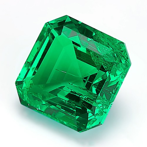 AGL Lab Grown Columbia Emerald Asscher Cut Delicate Handmade Loose Green Gems - Picture 12 of 15