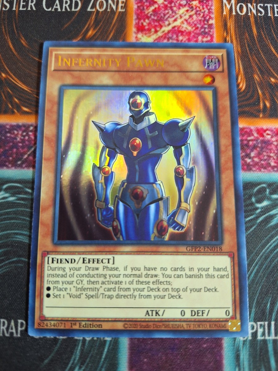 Yu-Gi-Oh! TCG Infernity Pawn GFP2-EN018 Ultra Rare 1st Edition Near Mint