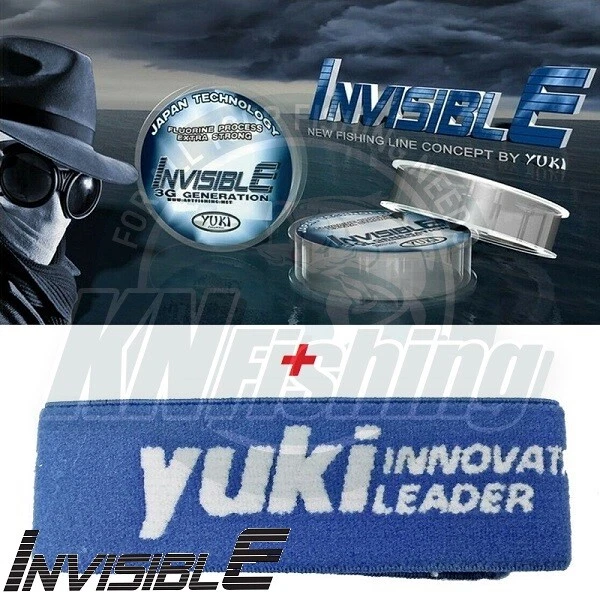 YUKI INVISIBLE Clear Fluoro Coated Fishing Line Japan 300m 0.16mm - 0.50mm - Image 3 of 4