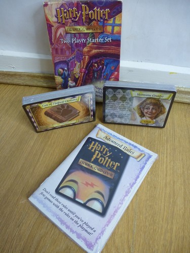 NEW SEALED HARRY POTTER YEAR1PHILOSOPHERS STONE TRADING CARD 2PLAYER STARTER SET - Picture 4 of 9