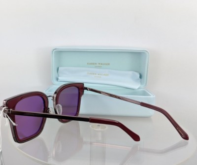 Karen Walker Rebellion Burgundy 49mm sunglasses Brand New Authentic Karen Walker Sunglasses Rebellion  main image 3