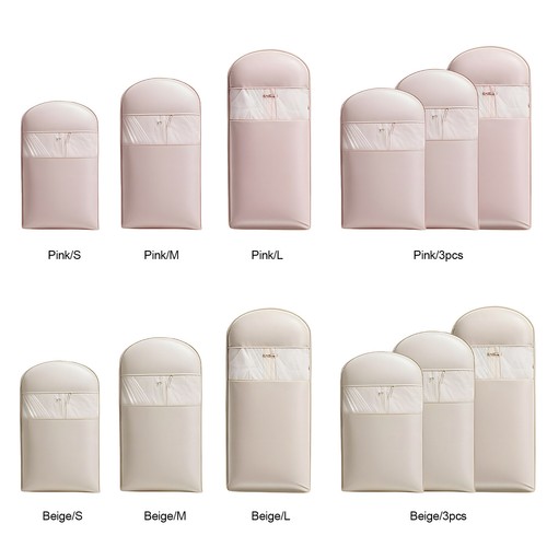 Waterproof Space Saving Hanging Garment Bag with Self Compression Zipper - Picture 13 of 22